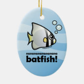 Décoration En Céramique nananananananana Batfish ! (Dos)