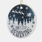 Décoration En Céramique N'arrêtez pas de croire à la double face (Gauche)