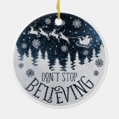 Décoration En Céramique N'arrêtez pas de croire à la double face (Dos)