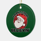 Décoration En Céramique N'arrêtez pas le santa claus de believin (Gauche)