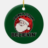 Décoration En Céramique N'arrêtez pas le santa claus de believin (Dos)