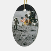 Décoration En Céramique Nasa Apollo 15 Lunar Module Lune Landing 1971 (Gauche)
