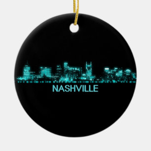 Décoration En Céramique Nashville Skyline