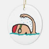 Décoration En Céramique Natation (Gauche)