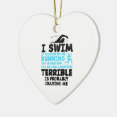 Décoration En Céramique Natation - Je nage (Gauche)