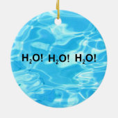 Décoration En Céramique natation personnalisée (Dos)