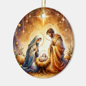 Décoration En Céramique Nativité chrétienne de Noël (Gauche)