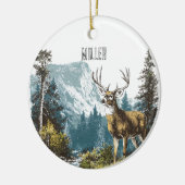 Décoration En Céramique Nature de cerf  (Gauche)