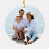 Décoration En Céramique Navire nautique de Noël (Dos)