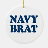 DÉCORATION EN CÉRAMIQUE NAVY BRAT (Dos)