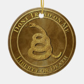 Décoration En Céramique Ne marchez pas sur moi (Devant)