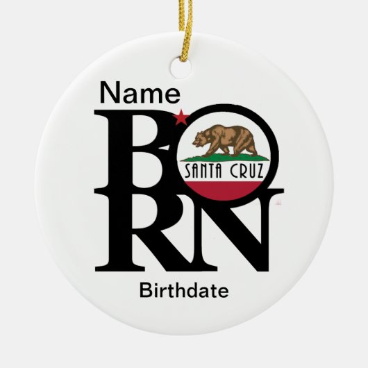 Décoration En Céramique NÉ Père Noël Cruz Custom (Devant)