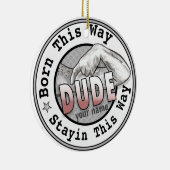 Décoration En Céramique Né Un Mec Ornament (Droite)