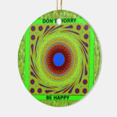 Décoration En Céramique Ne vous inquiétez pas d'être heureux d'impression (Gauche)