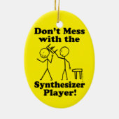 Décoration En Céramique Ne vous mêlez pas du lecteur Synthétiseur (Dos)