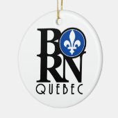 Décoration En Céramique NÉE AU Québec (Gauche)