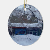 Décoration En Céramique Neige (Gauche)
