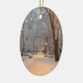 Décoration En Céramique Neige dans le parc Sibiu (Gauche)