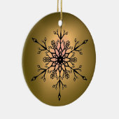 DÉCORATION EN CÉRAMIQUE NEIGE FLAKE GEM (Droite)