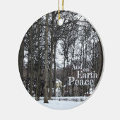 Décoration En Céramique Neige légère (Gauche)