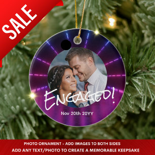 Décoration En Céramique Neon PHOTO Décor de Noël Psychédélique Moderne