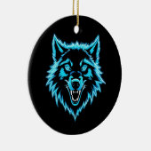 Décoration En Céramique Neon Wolf (Droite)