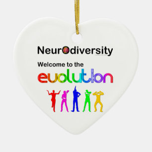 Décoration En Céramique Neurodiversité Bienvenue dans l'Évolution