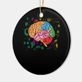 Décoration En Céramique Neurologue En Neuroscience Du Cerveau (Gauche)