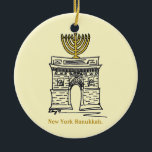 Décoration En Céramique New York Hanoukka Carré de Washington Menorah New<br><div class="desc">Il présente une illustration originale d'un repère classique de New York, le Washington Carré Arch, "habillé" avec une menorah pour la saison des fêtes. Idéal pour célébrer Hanoukka ! Cette illustration de Chanukah est également disponible sur d'autres produits. Ne vois-tu pas ce que tu cherches ? Vous avez besoin d'aide...</div>