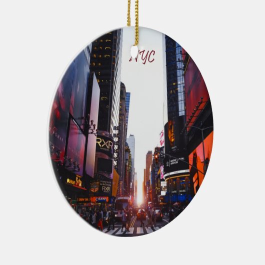 Décoration En Céramique New York Times Carré (Droite)