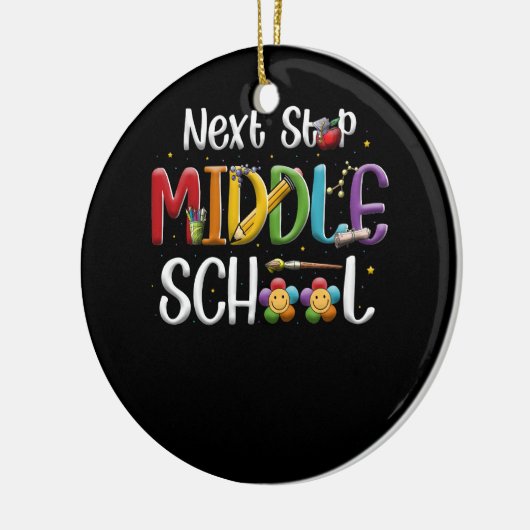 Décoration En Céramique Next Stop Middle School Elementary Gradua (Gauche)