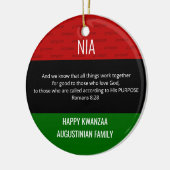 Décoration En Céramique NIA Objectif Kwanzaa (Gauche)