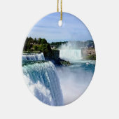 Décoration En Céramique Niagara Falls NY - Vue du côté américain (Droite)