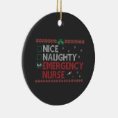 Décoration En Céramique Nice Naughty Urgence Infirmière Funny Ugly Cadeau (Droite)