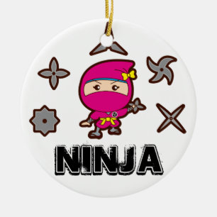 Décoration En Céramique Ninja Girl