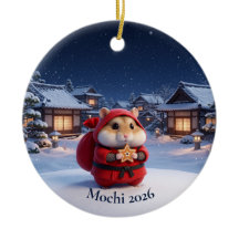 Ninja Santa Hamster japonais Noël personnalisé