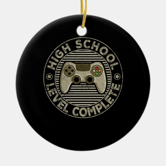 Décoration En Céramique Niveau secondaire Terminé Graduation (Devant)