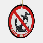 Décoration En Céramique No attachments in my life (Droite)