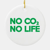 DÉCORATION EN CÉRAMIQUE NO CO2 PAS DE VIE (Dos)