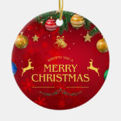 Décoration En Céramique Noël 10 (Devant)