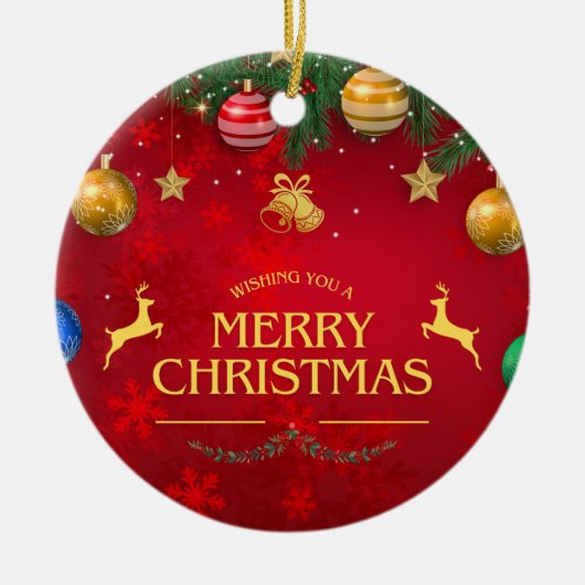 Décoration En Céramique Noël 10 (Devant)