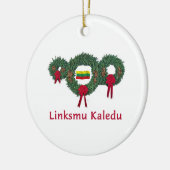 Décoration En Céramique Noël 2 de la Lithuanie (Gauche)