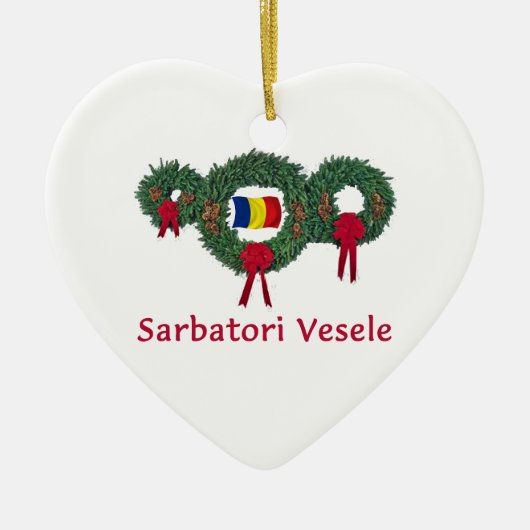 Décoration En Céramique Noël 2 de la Roumanie (Devant)