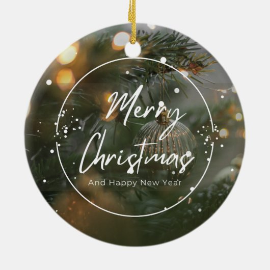 Décoration En Céramique Noël 4 (Dos)