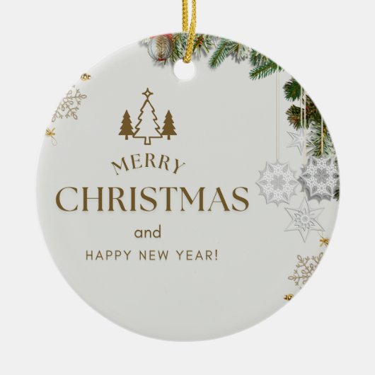 Décoration En Céramique Noël 6 (Devant)