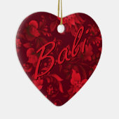 Décoration En Céramique Noël à Bali Batik 1 (Droite)