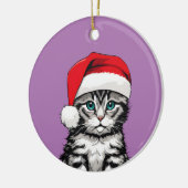 Décoration En Céramique Noël à Kitten (Gauche)