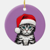 Décoration En Céramique Noël à Kitten (Dos)