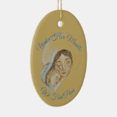 Décoration En Céramique Noël à Mary’s Mantle (Droite)