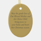 Décoration En Céramique Noël à Mary’s Mantle (Dos)